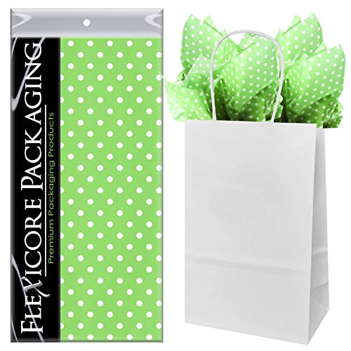 Lime Green Polka Dots