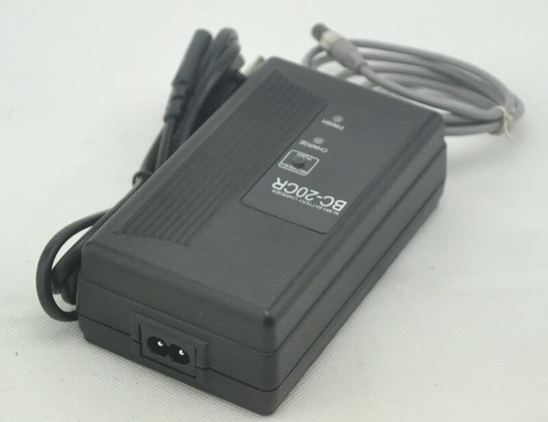 Topcon BT-24Q BT-30Q 2 Pin Battery Charger BC-20CR Replacement - Fast Charging for Surveying Equipment & Construction Tools - Perfect for Field Work & Professional Use
