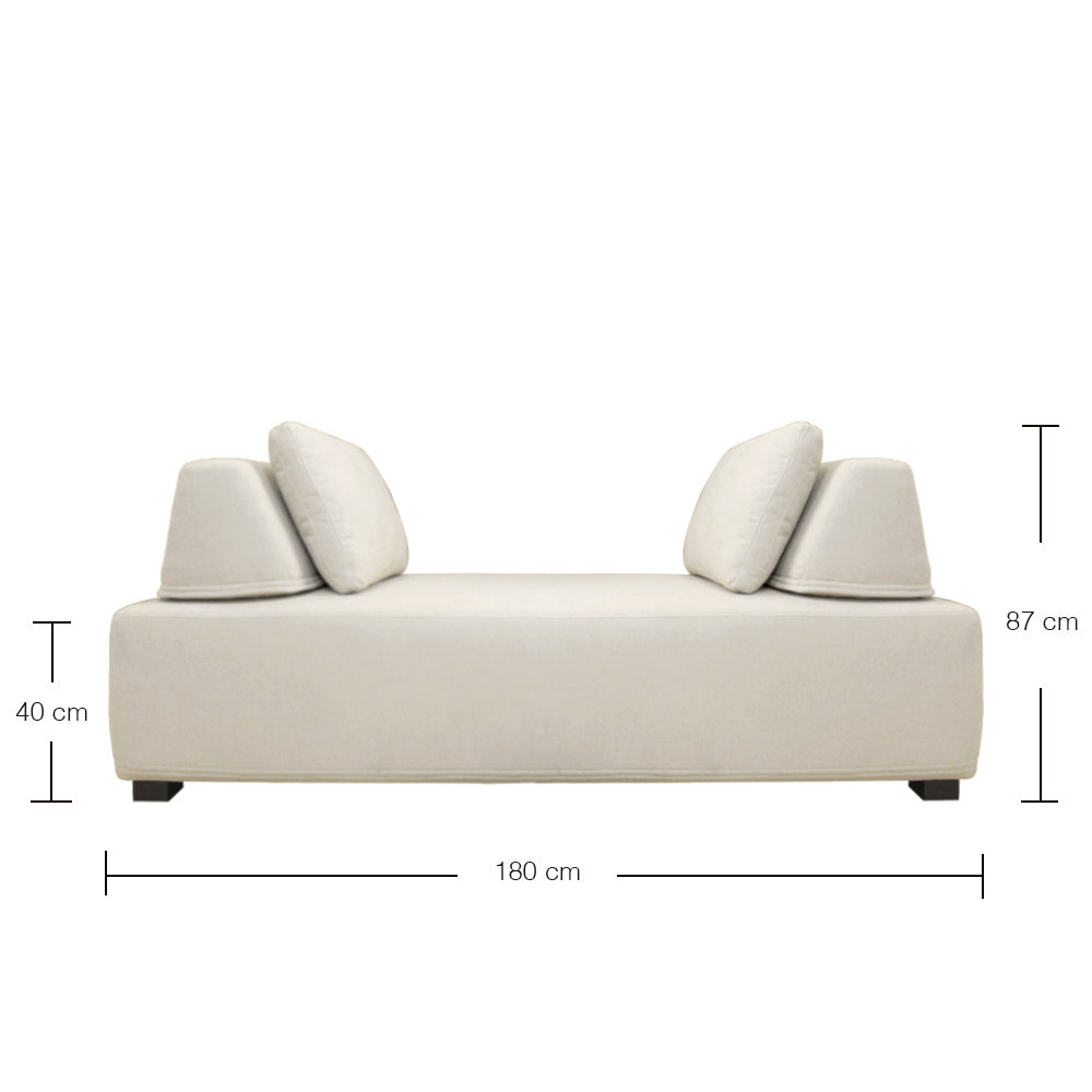 Jac 2.5 Seater Sofa - Modern Fabric Loveseat for Small Spaces | Perfect for Apartments, Living Rooms & Cozy Home Decor