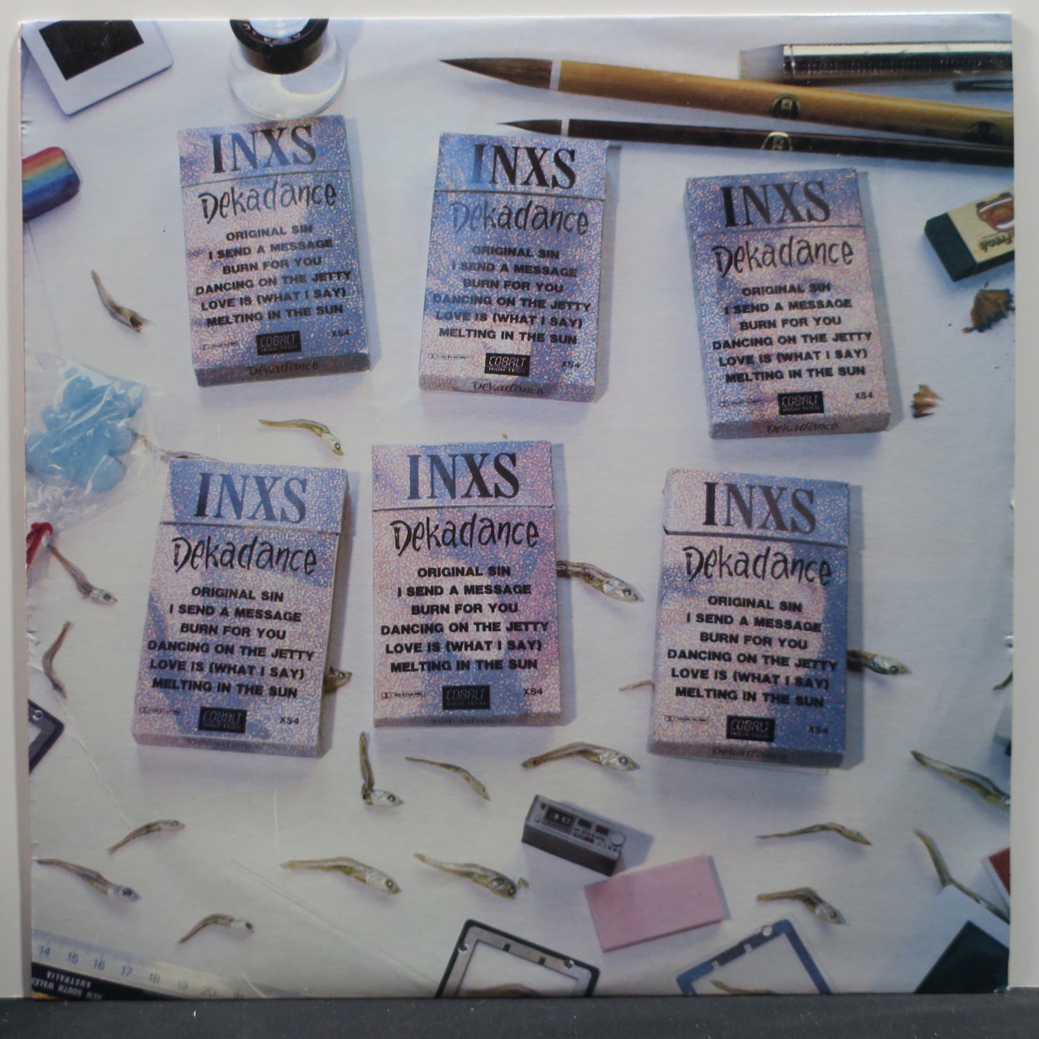 Rare INXS 'Dekadance' 1985 Promo Only Vinyl LP - Limited Edition 1 of 250 Copies - Vintage Record Collector's Item for Music Enthusiasts & DJs