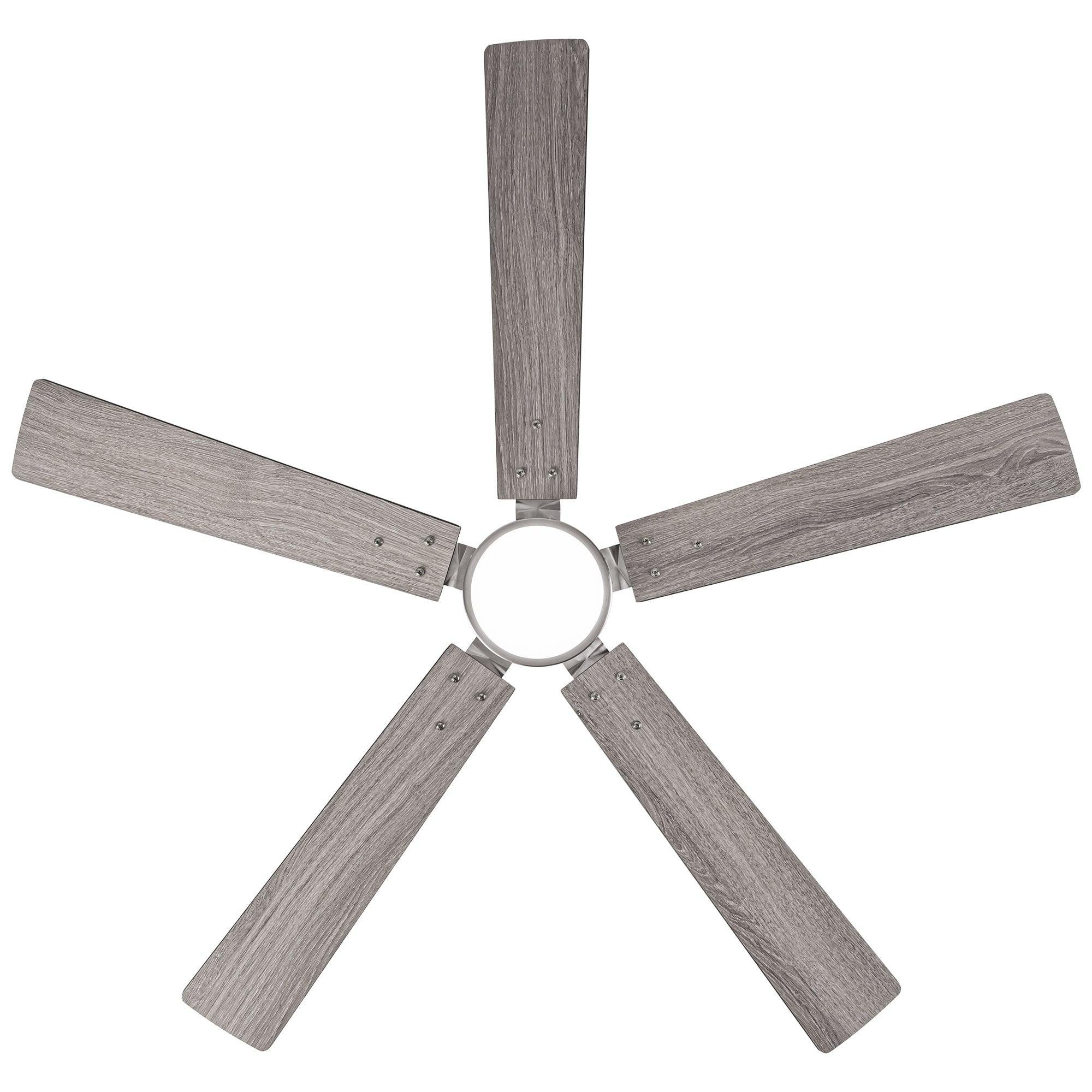 Vaczon 56 Inch DC Motor Ceiling Fan with Remote Control, LED Light Kit - Energy Efficient Quiet Operation for Living Room, Bedroom, Office