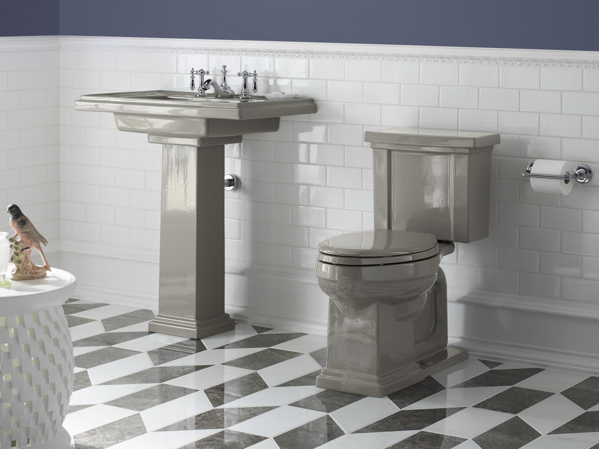 KOHLER Artifacts Single Bar Horizontal Toilet Paper Holder - Modern Bathroom Tissue Dispenser for Home & Commercial Use - Perfect for Restrooms, Hotels, and Offices