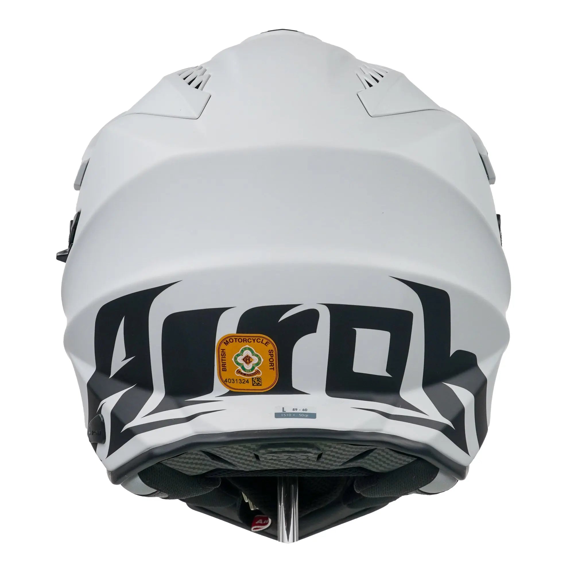 Airoh Commander Adventure Motorcycle Helmet - Matt Concrete Grey - Durable & Lightweight for Off-Road Riding & Adventure Tours
