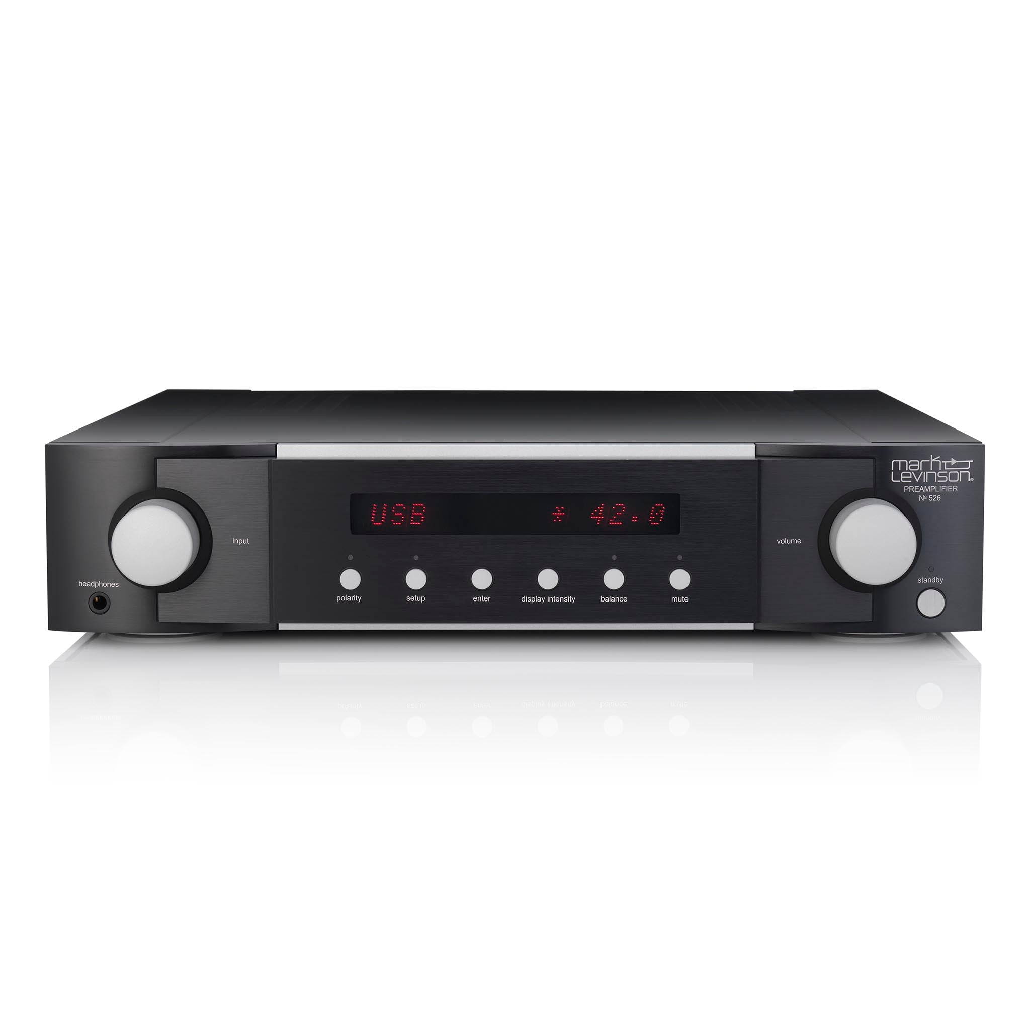 Mark Levinson No526 Dual Mono Preamplifier with Precision Link DAC & Pure Phono - High-End Audio Equipment for Audiophiles & Home Theater Systems