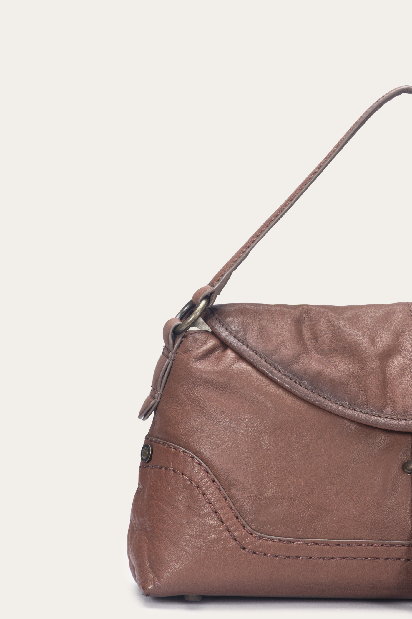Premium Genuine Leather Campus Shoulder Bag in Cognac - Stylish & Durable for College, Work, and Everyday Use