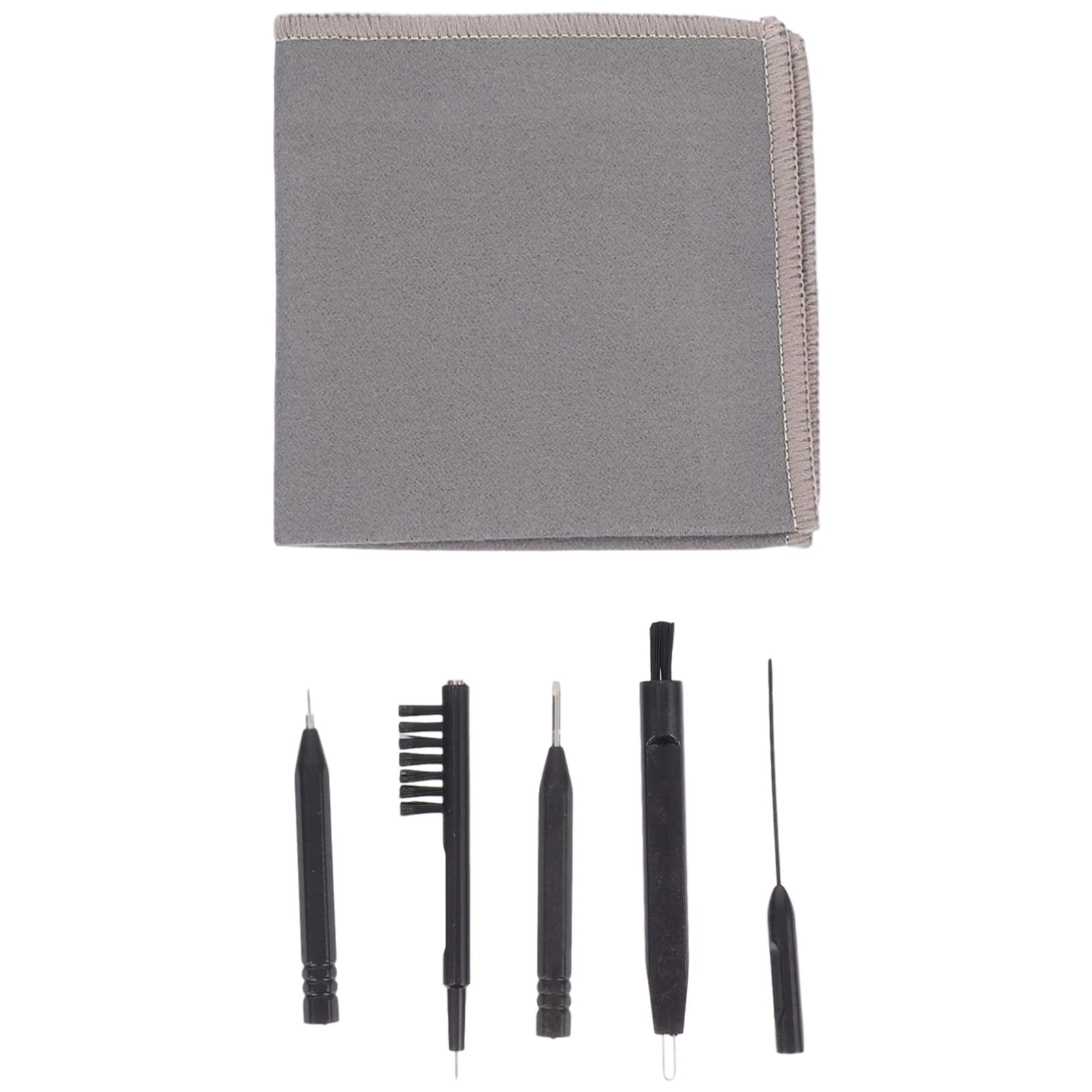 Hemobllo 6-Piece Ear Cleaner Kit with Microfiber Cloth - for Headphones & Earbuds