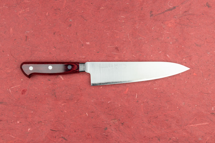 Takamura Akagouhan Gyuto 180mm Japanese Chef Knife - High Carbon Stainless Steel Blade for Precision Slicing, Dicing & Chopping - Perfect for Home Cooks & Professional Chefs
