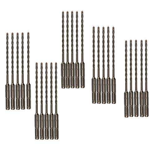 DRILLFORCE 25-Piece SDS Plus Drill Bit Set - 1/2