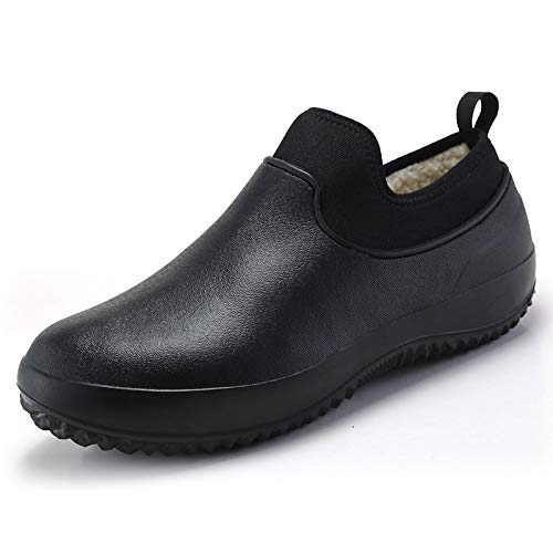 **Non-Slip Waterproof Chef Shoes for Men & Women - Safety Kitchen Work Shoes, Garden Clogs, Rain Boots - Black, Green, Blue Options - Ideal for Catering, Cooking, Restaurant & Outdoor Use - Size 11**