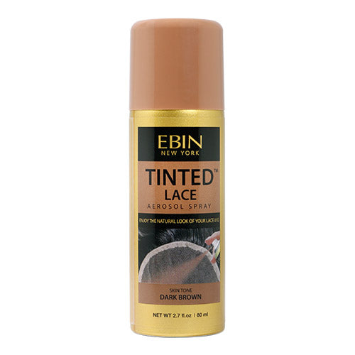 EBIN Tinted Lace Spray 2.7 oz - Natural Hairline & Scalp Concealer for Thinning Hair - Perfect for Daily Use & Special Occasions