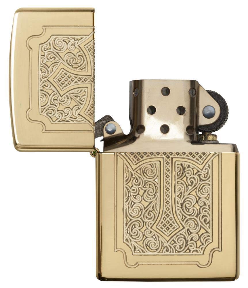 Zippo Windproof Lighter - Refillable & Durable Metal Lighter for Outdoor, Camping, Hiking & Everyday Use