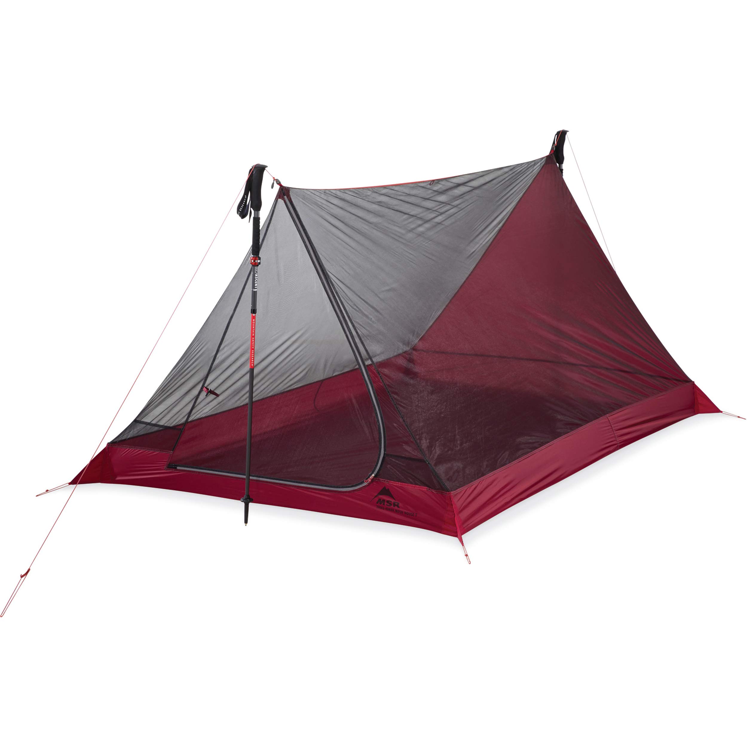 MSR Thru Hiker Mesh House Ultralight Backpacking Tent - 1 Person Backpacking Tent for Hiking & Camping | Lightweight Compact Design for Outdoor Adventures