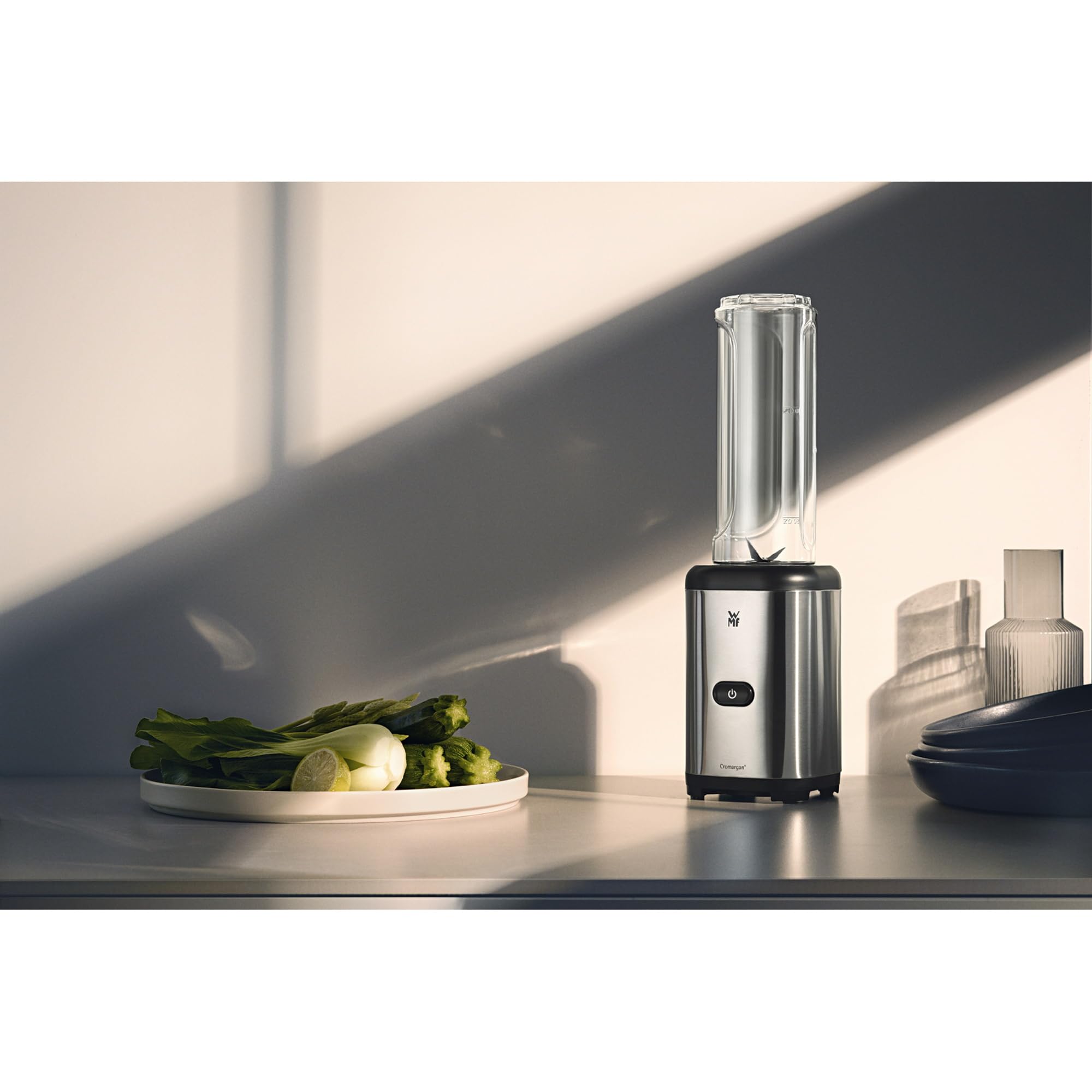 WMF Kult X Mix & Go Mini Smoothie Maker - 300W Electric Blender & Shaker with Tritan Bottle - Perfect for Smoothies, Protein Shakes & Healthy Drinks at Home, Gym or Office