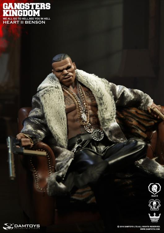 1/6 Scale Damtoys Gangsters Kingdom Heart 2 Benson GK013 Action Figure - Perfect for Collectors & Display in Home/Office