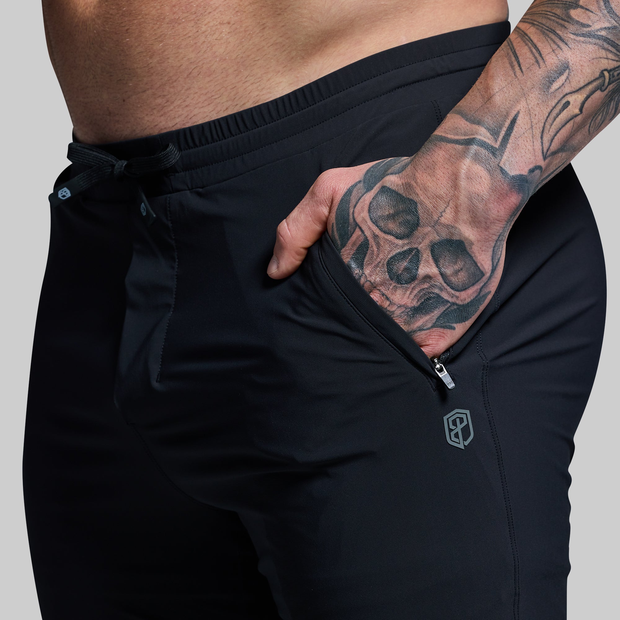 Men's Performance Jogger Pants - Breathable Athletic Running Pants for Men, Comfortable Workout & Gym Joggers (Black) - Ideal for Running, Training, and Casual Wear