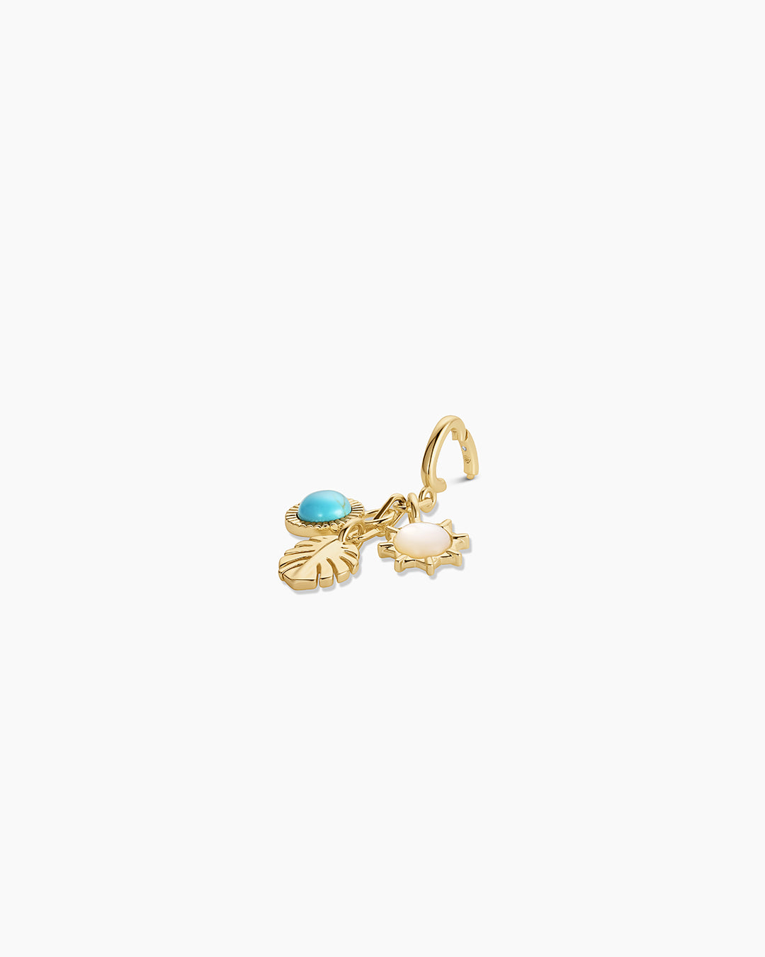 Beach Cluster Parker Charm - Elegant Seashell Jewelry for Women, Perfect for Beach Vacations & Summer Outfits