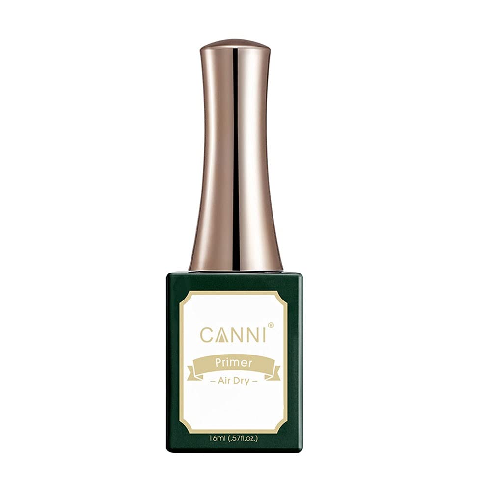Canni 16ml Nail Art Primer - Air Dry No UV/LED Lamp Needed - Quick Drying Base Coat for Gel Polish - Perfect for Home Manicures & Salon Nail Art Designs
