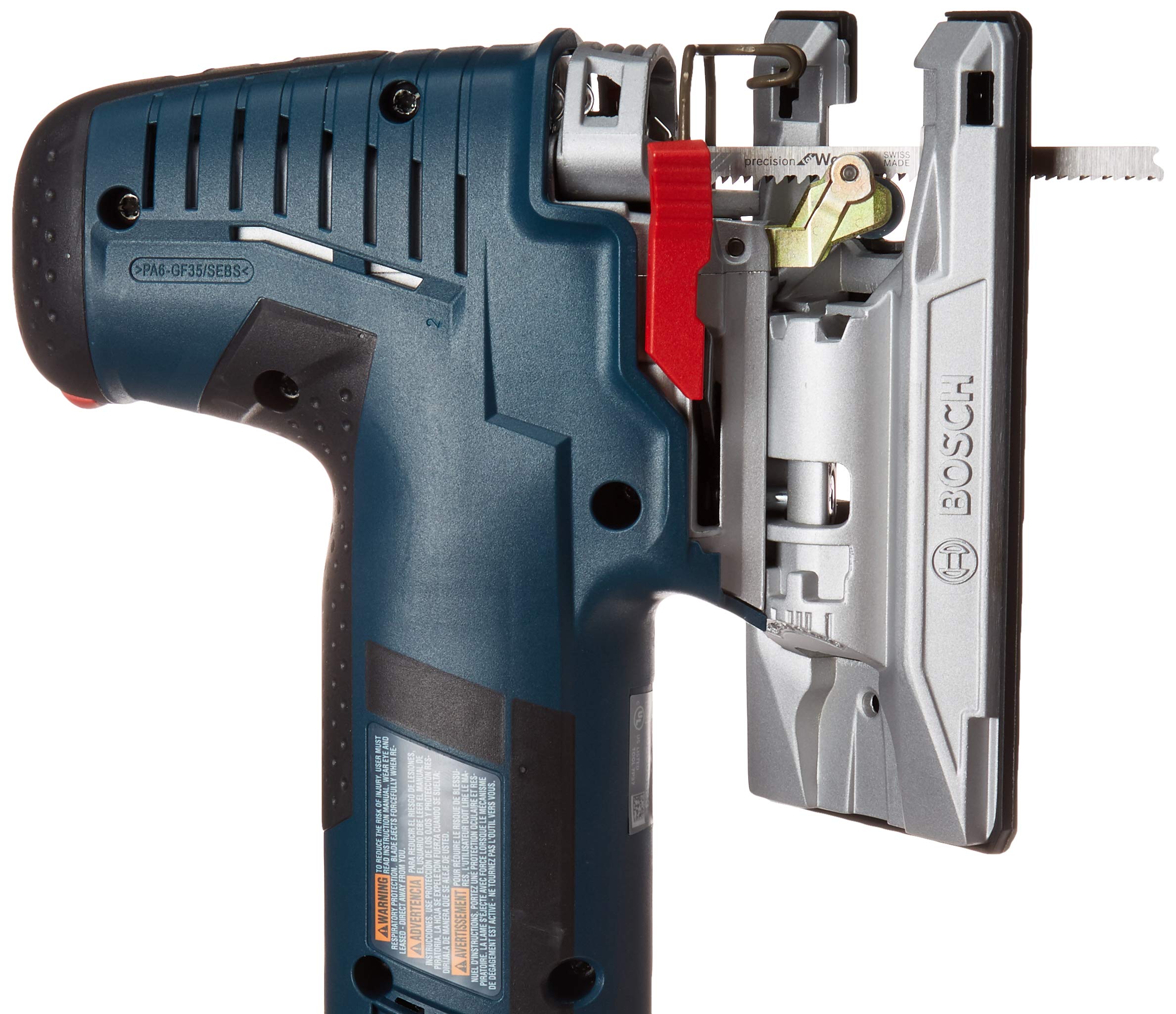 Bosch JS572EBK 7.2 Amp Barrel-Grip Jigsaw Kit - Powerful Corded Electric Saw for Woodworking, Metal Cutting & DIY Home Projects