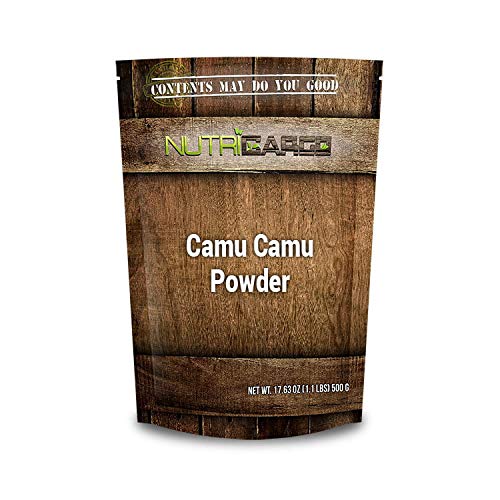 Organic Camu Camu Powder 1.1 LBS (500g) - Vitamin C Rich Superfood for Smoothies, Juices & Immune Support