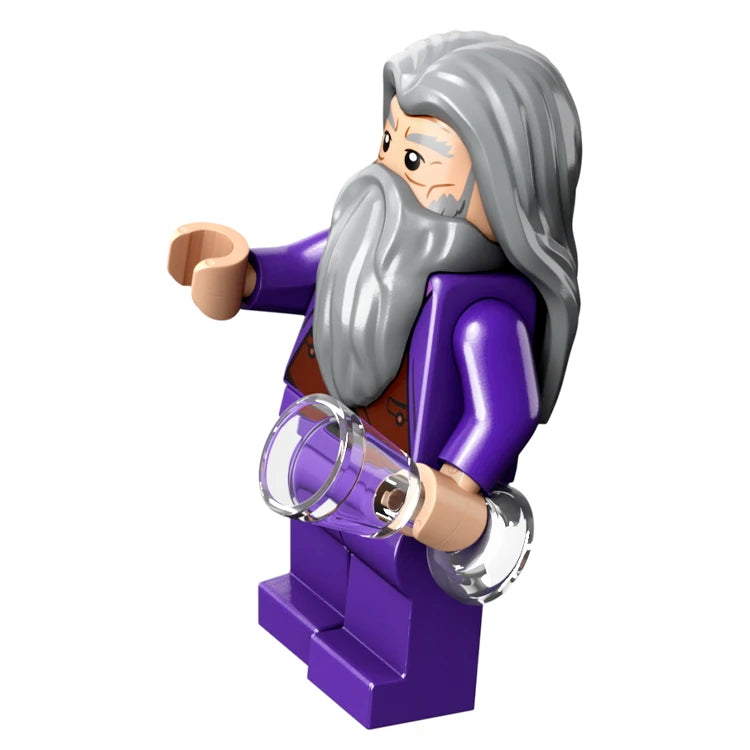 LEGO Harry Potter Aberforth Dumbledore Minifigure with Goblet - Collectible Building Toy for Kids & Adults, Perfect for Display, Gifts, and Harry Potter Themed Parties