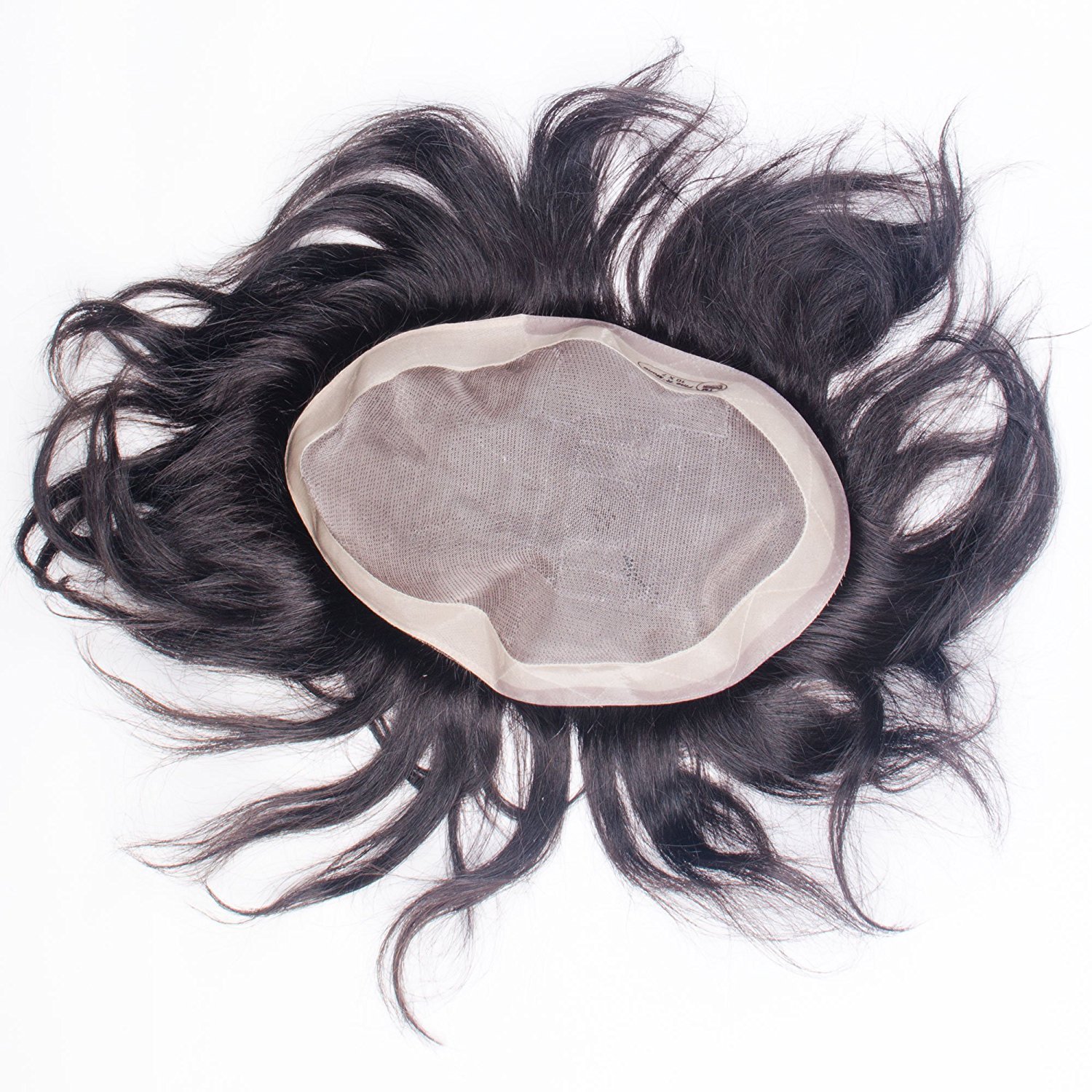 Stylazo Hair Loss Solution - Human Hair Toupee with Mono Base (6 inch, 10X8, Black) | Natural Looking Hair Patch & Wigs for Men & Women | Perfect for Daily Wear, Cosplay & Hair Restoration