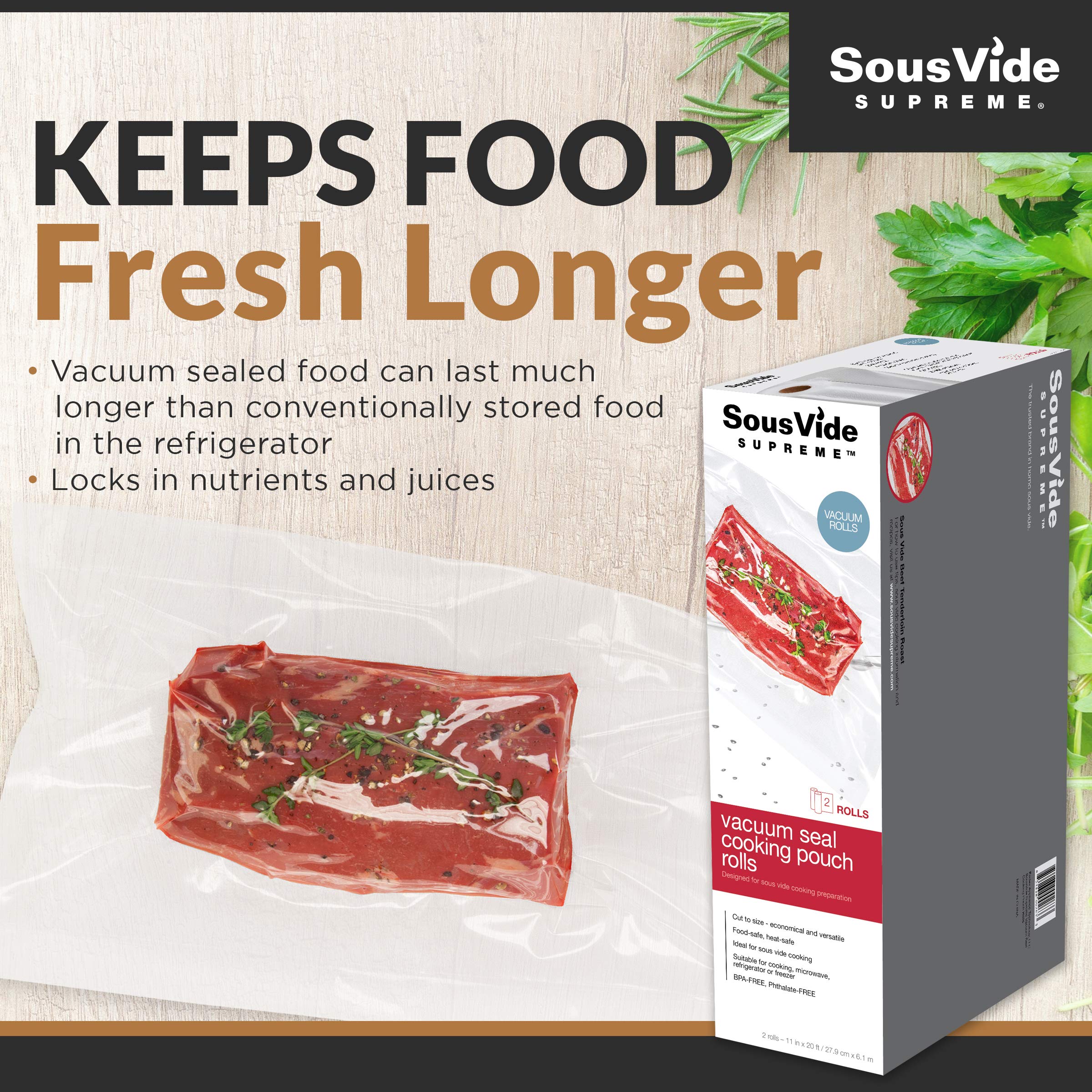 Premium Sous Vide Vacuum Seal Rolls - 11