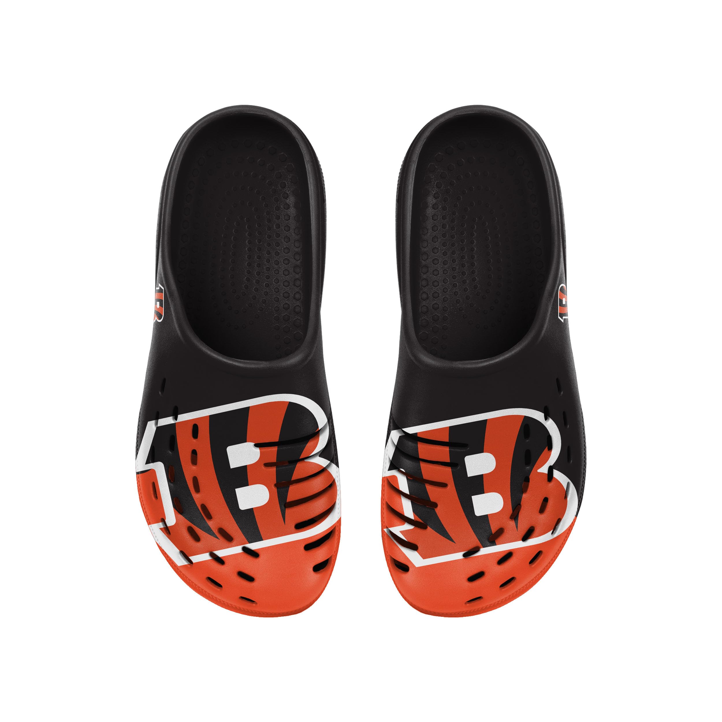 FOCO NFL Men's Big Splash Team Logo Solid Clogs - Comfortable Water Slip-On Shoes for Beach, Pool, and Outdoor Activities