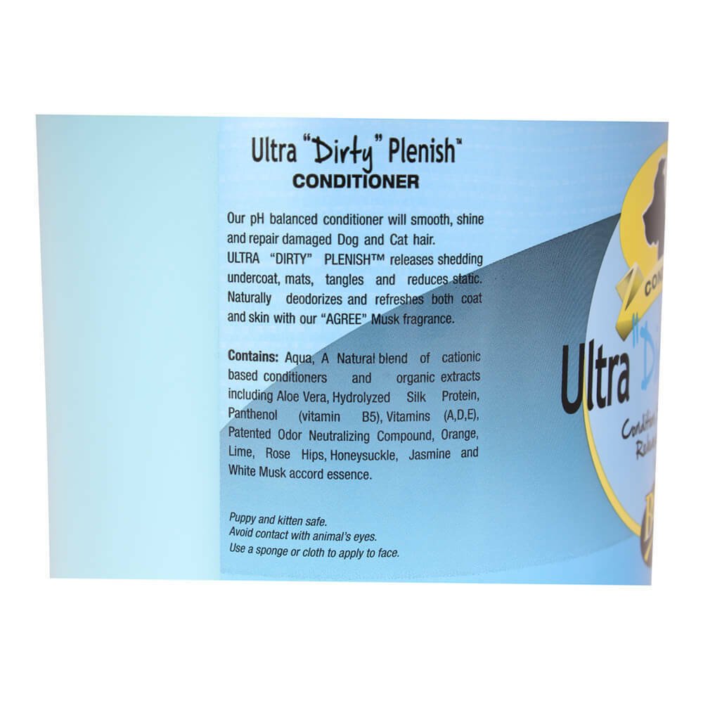Best Shot Ultra Dirty Plenish Conditioner - 1 Gallon Size for Salon & Professional Use - Deep Hydrating Hair Treatment for Damaged & Dry Hair - Perfect for Salons, Spas & Home Hair Care