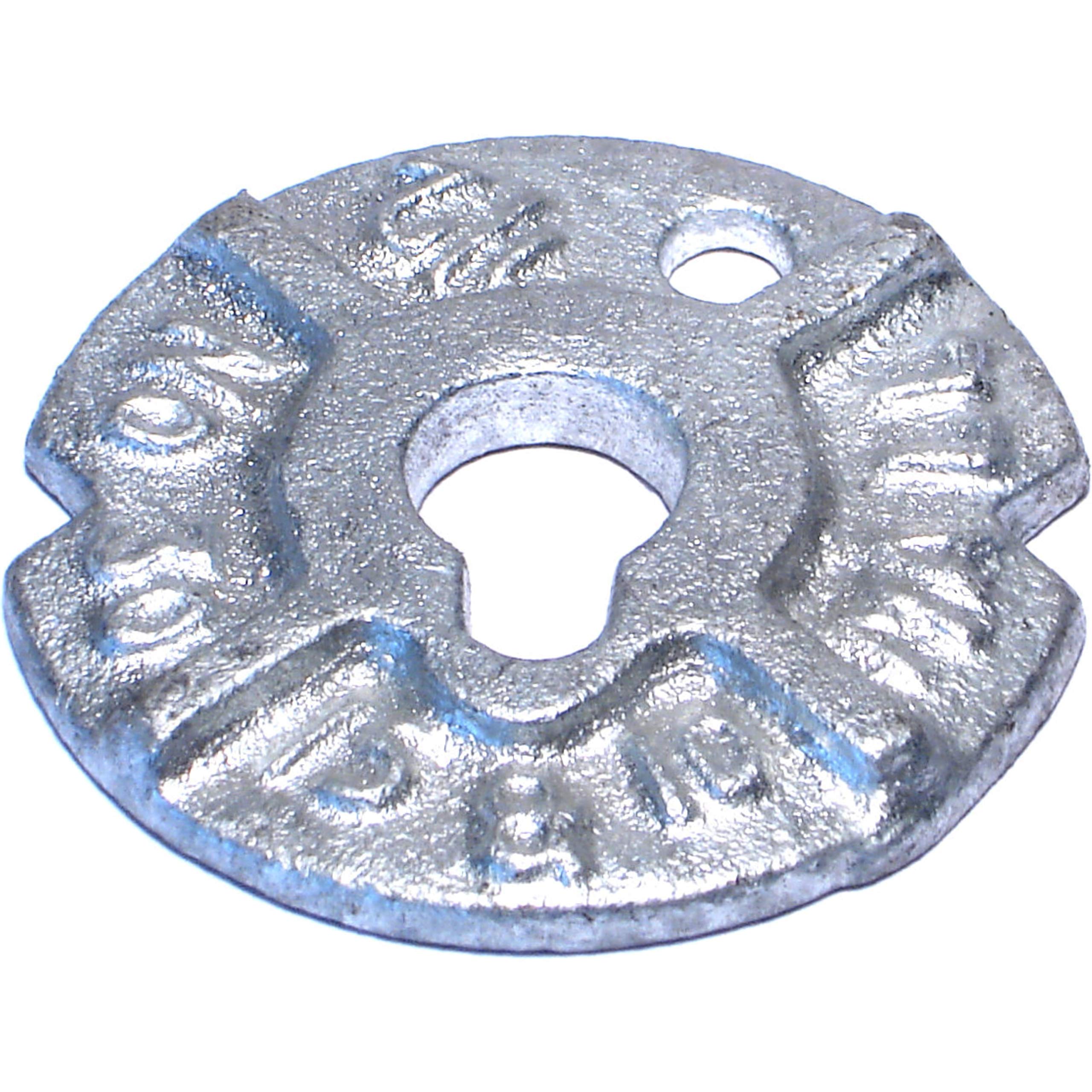 1/2 Inch Malleable Washers - Pack of 124 - Heavy Duty Iron Washers for Plumbing, HVAC, and DIY Projects - Durable Construction for Secure Fastening