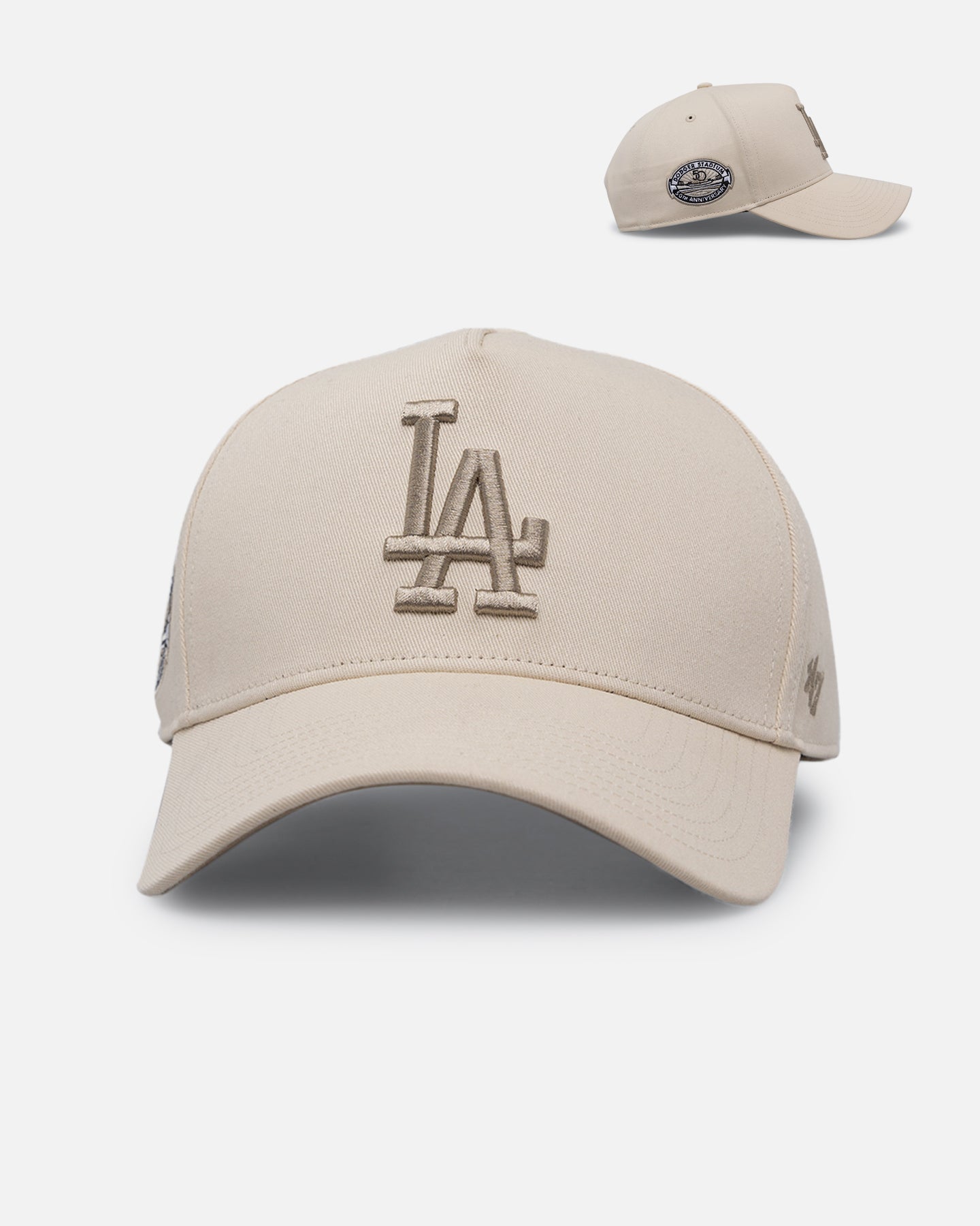 47 Brand Los Angeles Dodgers 'Caramel Swirl' Sure Shot TT Cotton MVP Snapback Hat - Adjustable Baseball Cap for Men & Women - Perfect for Sports Fans, Casual Wear & Game Day Outfits