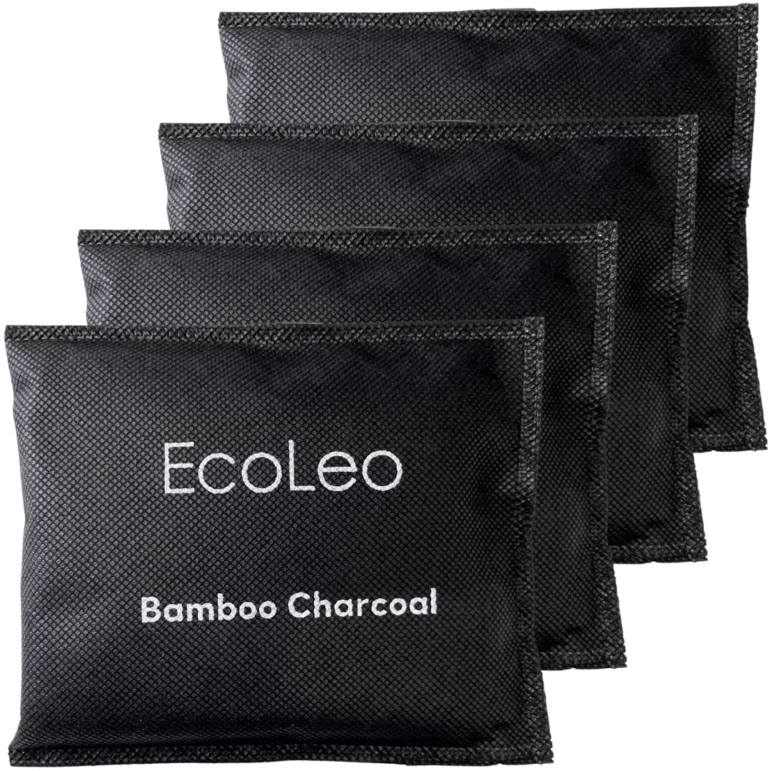 EcoLeo Compatible Liner Bags for Pet Waste Pail - 15 Count Bamboo Charcoal Deodorizer Bags | Odor Control & Eco-Friendly Dog Poop Bags for Home & Outdoor Use