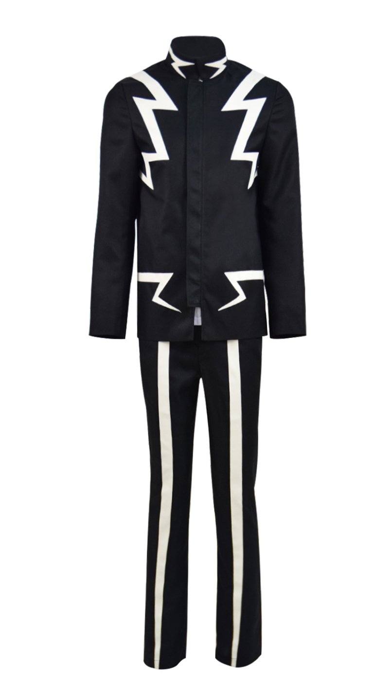 Denki Kaminari Cosplay Costume - My Hero Academia Anime Outfit for Men, Black Halloween Costume | Perfect for Cosplay Events, Halloween Parties & Anime Conventions