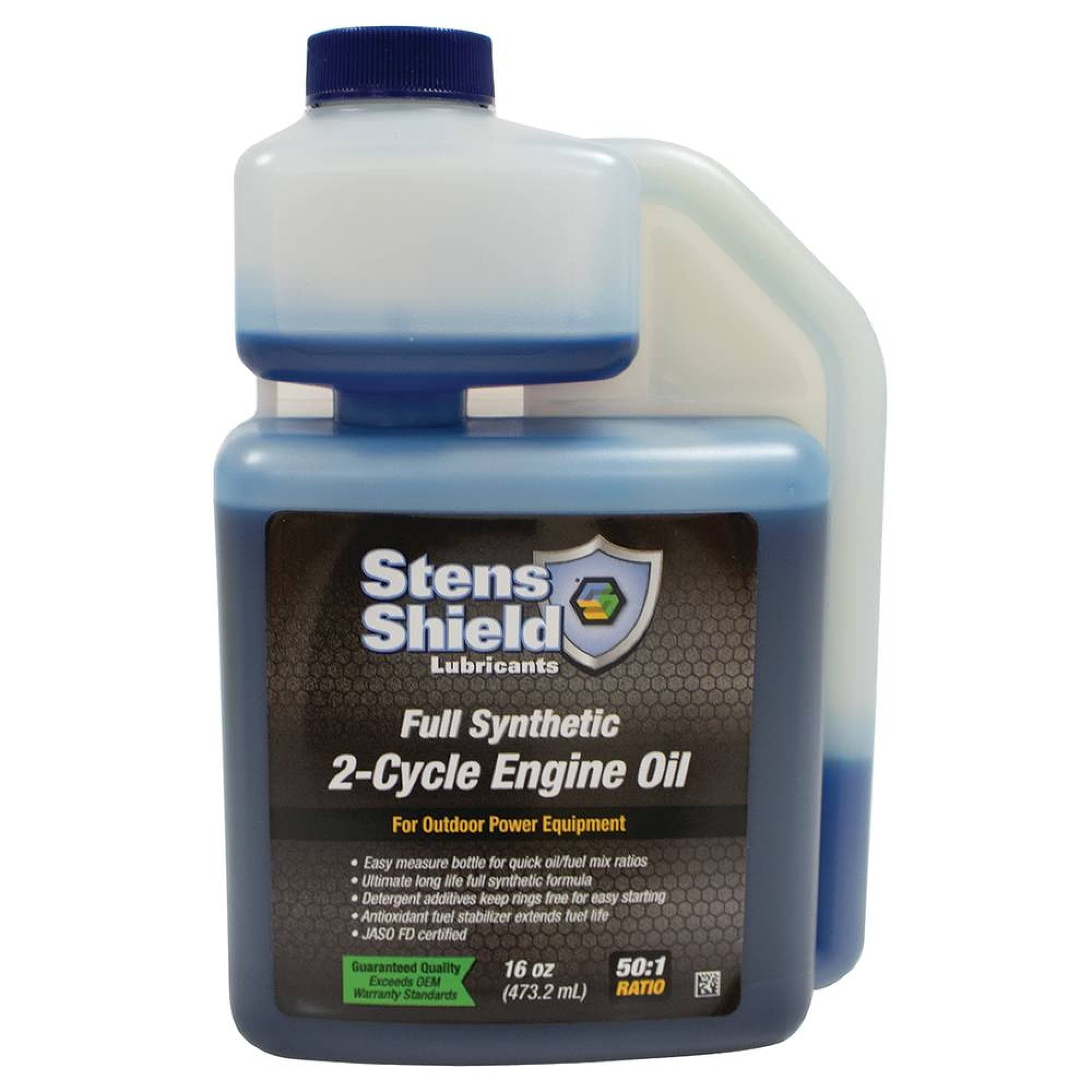 Stens New 2-Cycle Engine Oil 16oz - Universal Synthetic Blend for Lawn Mowers, Chainsaws & Outdoor Power Tools - High Performance Lubrication for Small Engines