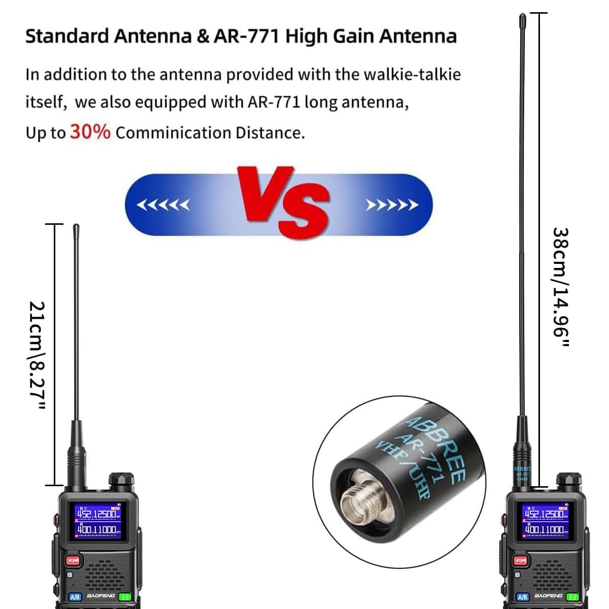 BAOFENG 5RM 10W Long Range Ham Radio Handheld NOAA Weather Receiver with 2500mAh Rechargeable Battery, Programming Cable, Speaker Mic & Type-C Charging - 2 Pack Walkie Talkies for Outdoor Adventures, Emergency Communication, and Group Activities