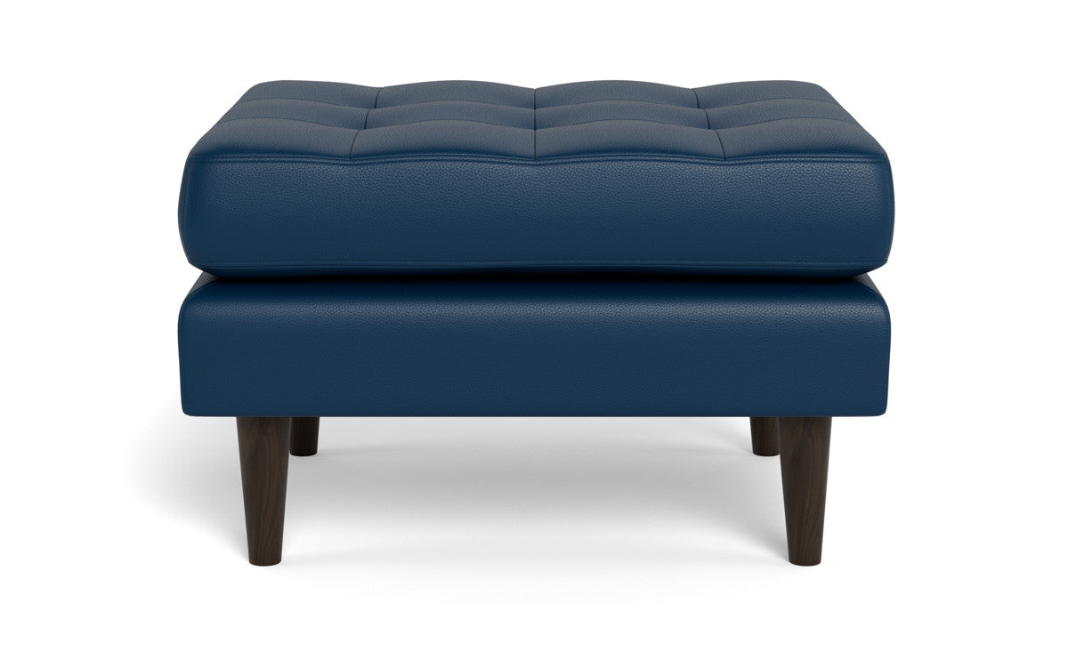 Premium Genuine Leather Ladybird Ottoman - Stylish Footrest & Storage Stool for Living Room, Bedroom, or Office - Perfect Home Decor Accent