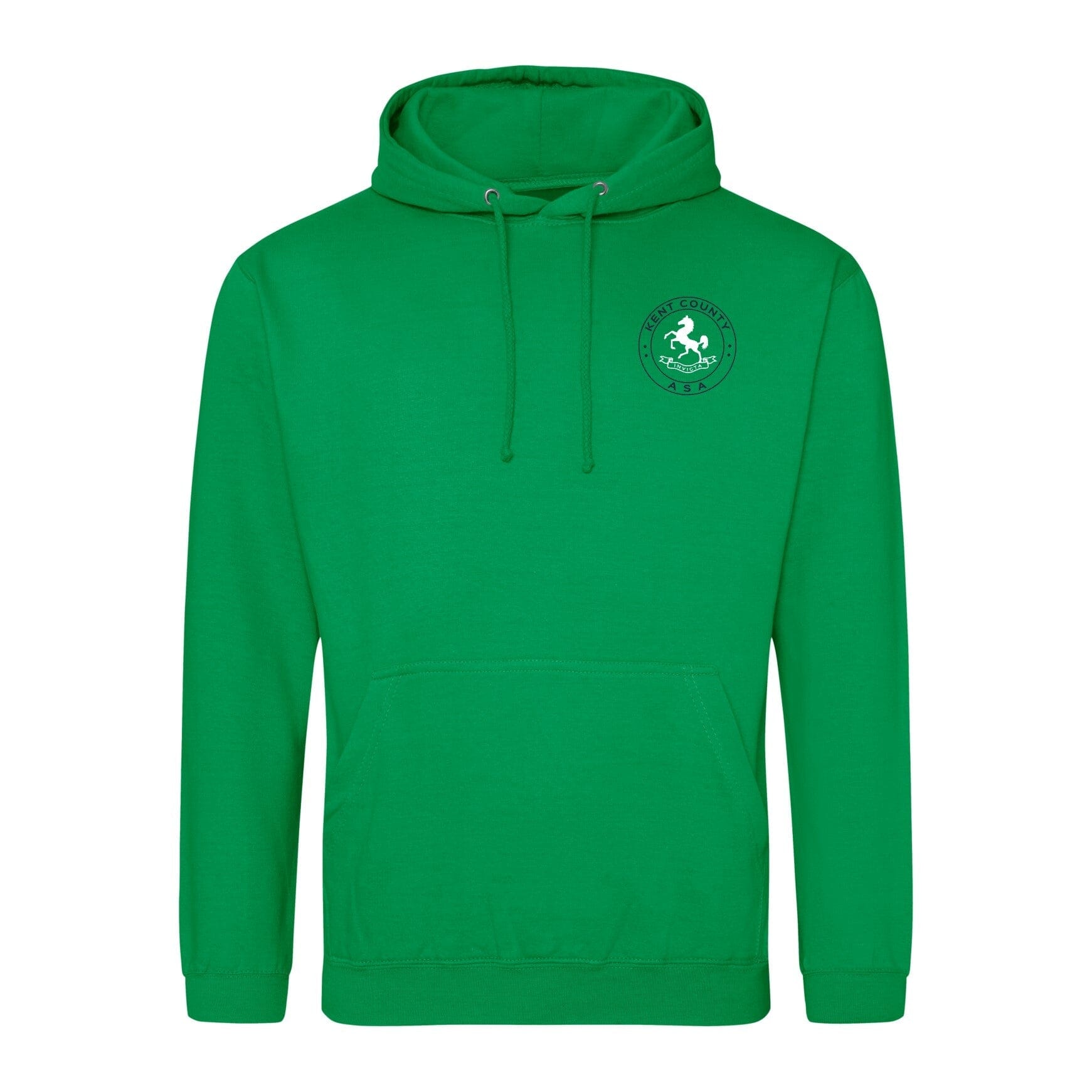 Kent County ASA County Championships 2025 Hoodie - Kelly Green - Comfortable Pullover for Sports Fans & Outdoor Activities