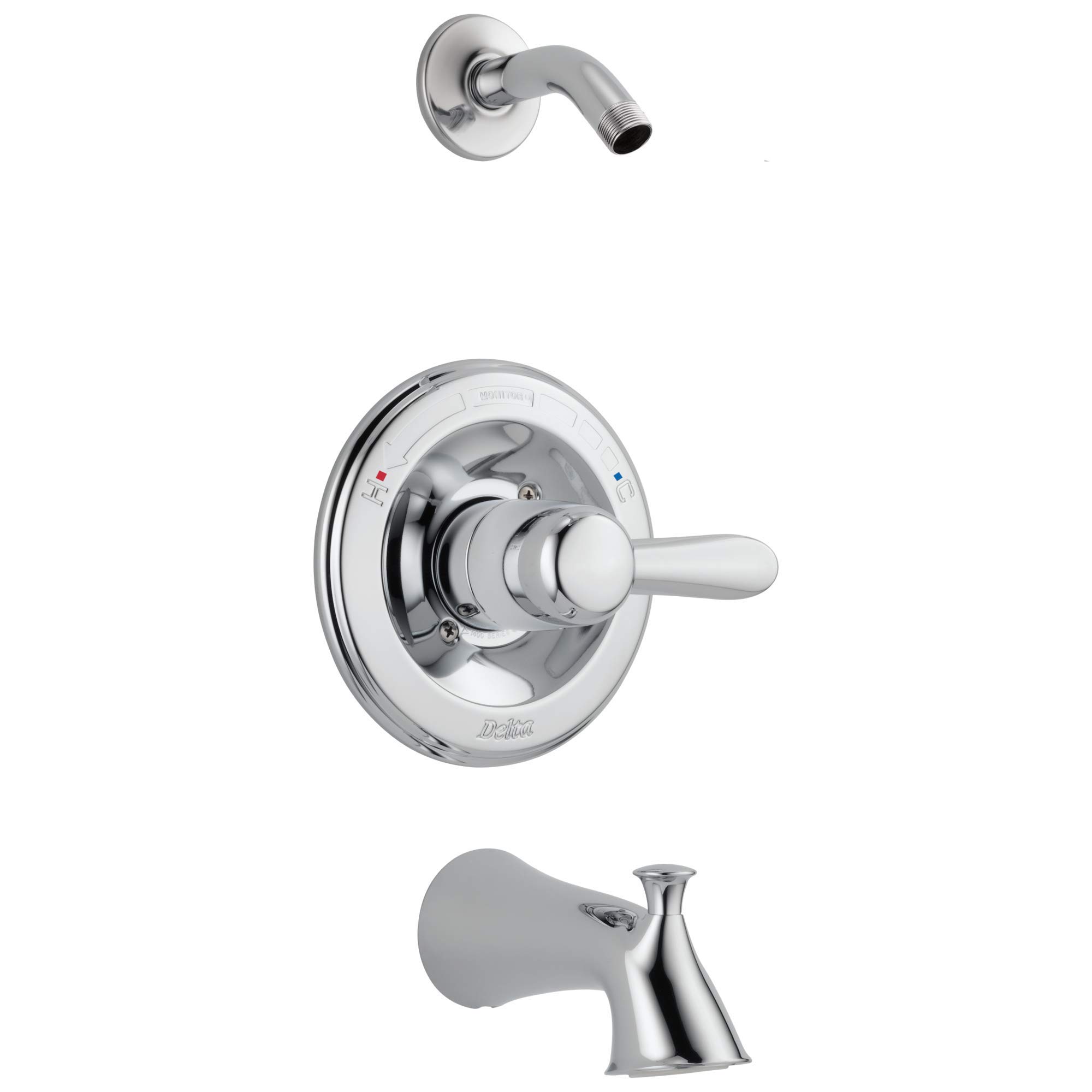 Delta Faucet T14438-LHD Lahara Monitor 14-Series Tub and Shower Trim in Chrome - Perfect for Bathroom Renovation & Modern Shower Systems
