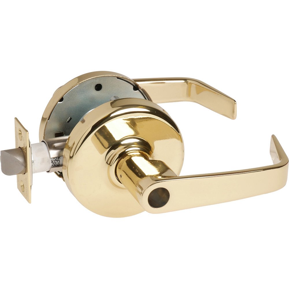 Corbin Russwin CL3855-NZD-605-LC Grade 2 Classroom Door Lock - Bright Polished Finish, 2-3/4