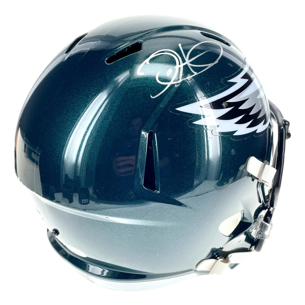 Jalen Hurts Autographed Philadelphia Eagles Speed Helmet with JSA COA - Official NFL Signed Football Collectible for Eagles Fans & Sports Memorabilia Enthusiasts - Perfect for Display, Gifts, and Game Room Decor
