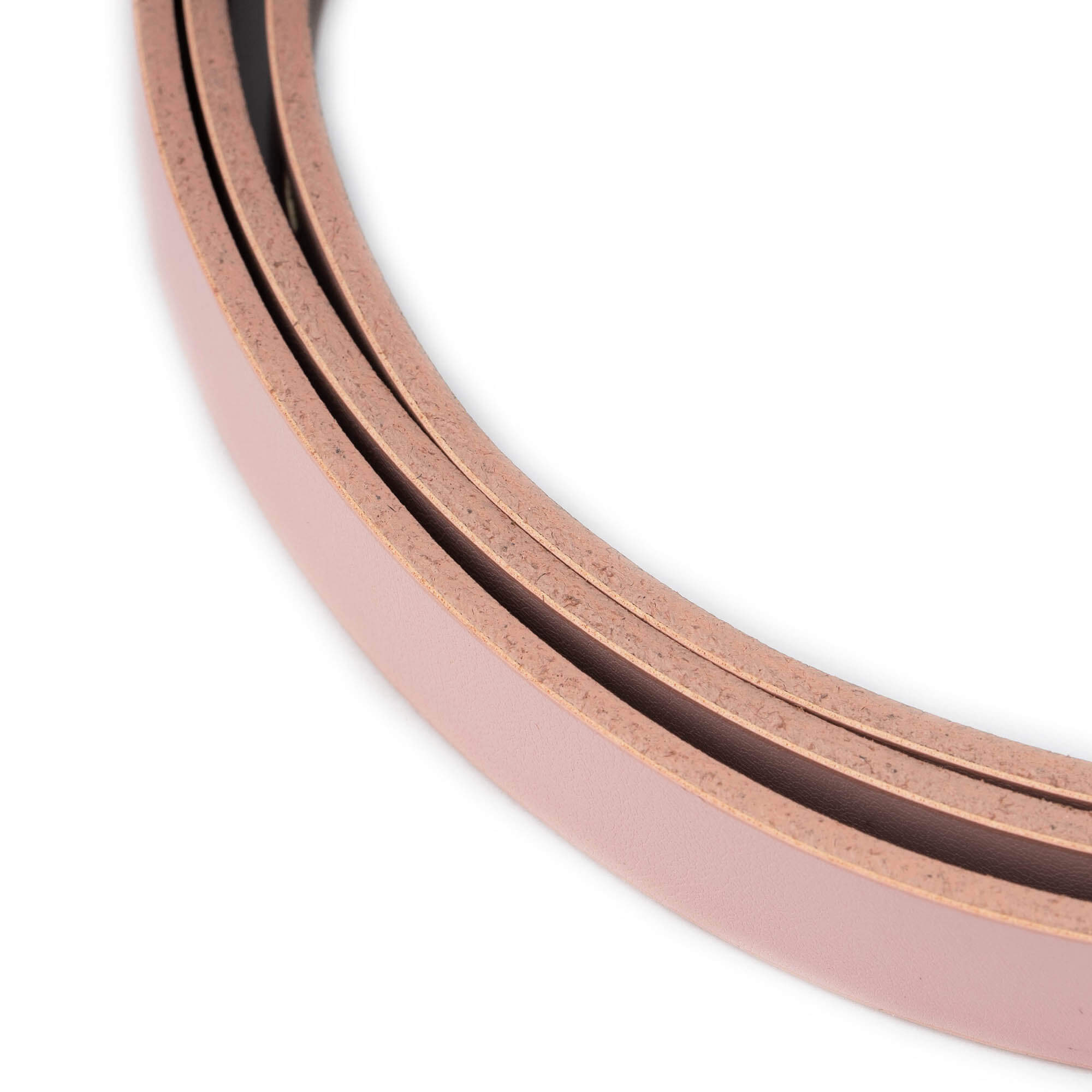 1.5 cm Pink Leather Belt Strap Replacement for YSL Buckles - Women's Fashion Accessory for Dresses, Jeans & Office Wear