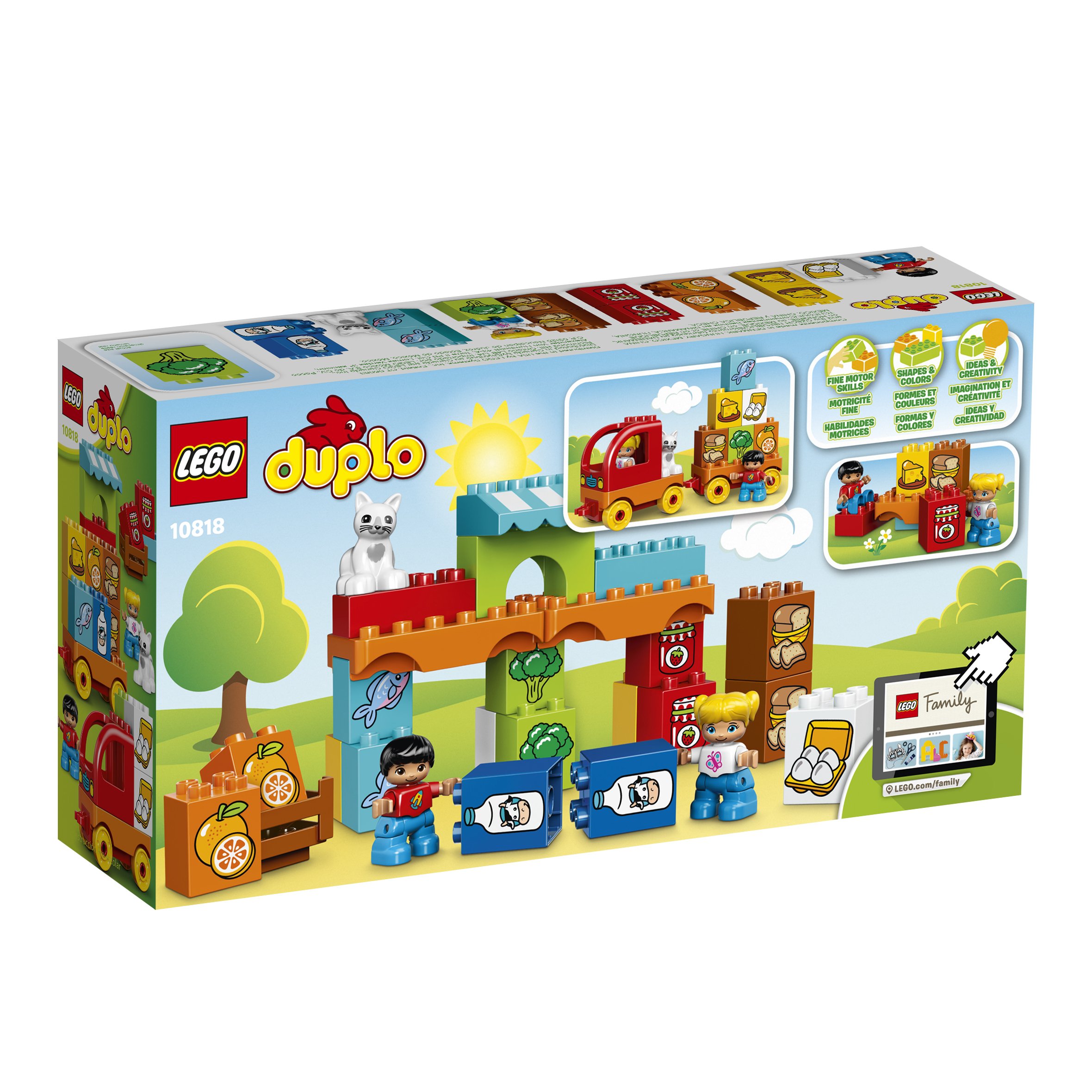 LEGO DUPLO My First Truck 10818 - Large Building Blocks for Toddlers & Preschoolers | STEM Learning Toy for Kids Ages 1.5-5 Years | Creative Play, Early Childhood Development & Motor Skills | Perfect for Birthday Gifts & Classroom Activities