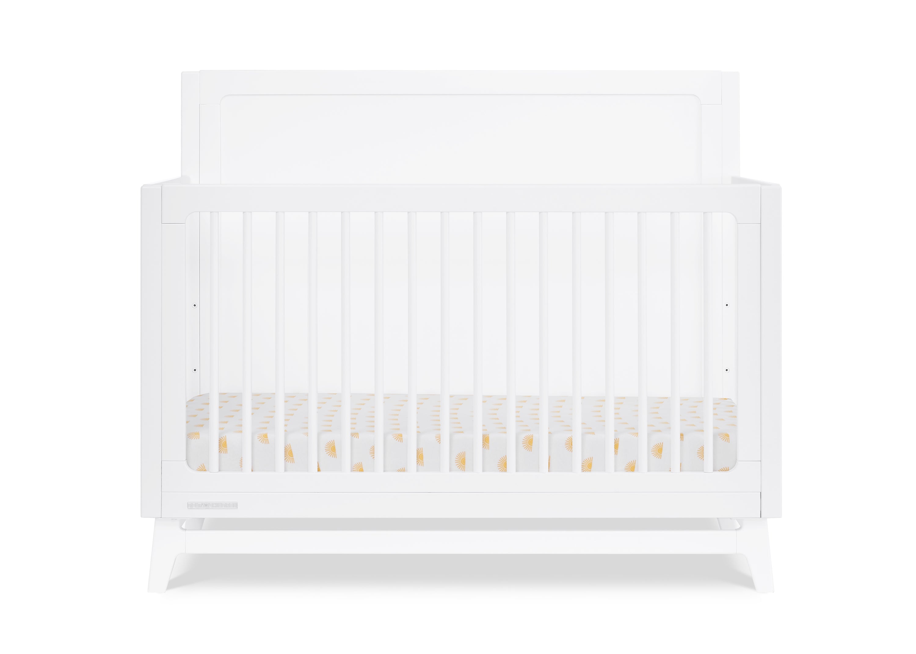 Convertible 6-in-1 Baby Crib by Spencer - Nursery Furniture That Grows with Your Child from Newborn to Toddler Bed