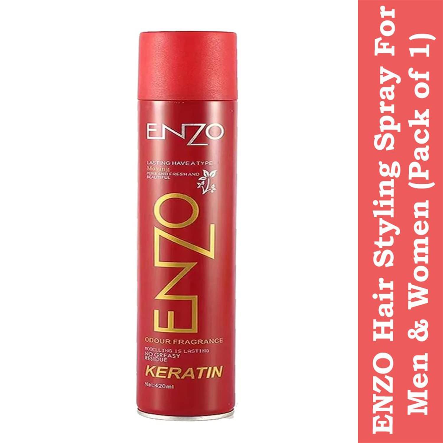 Enzo Hair Spray Combo Pack (2-Pack) - Super Strong Hold Hairspray for All Hair Types | Styling, Volume & Long-Lasting Hold for Everyday, Parties & Special Occasions