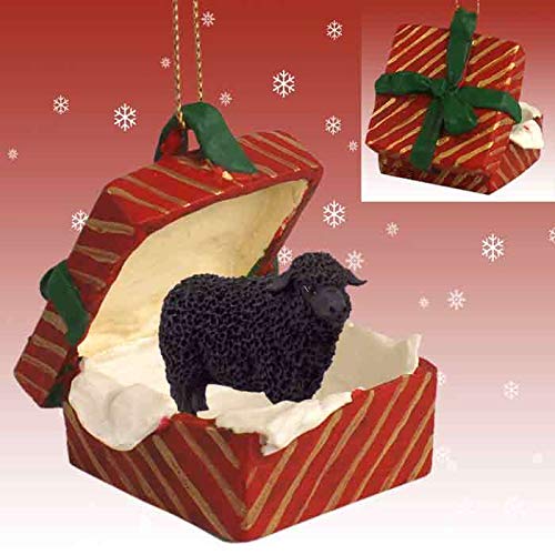 Black Sheep Christmas Ornament in Red Gift Box - Unique Holiday Decor for Tree & Home - Perfect Gift for Family & Friends