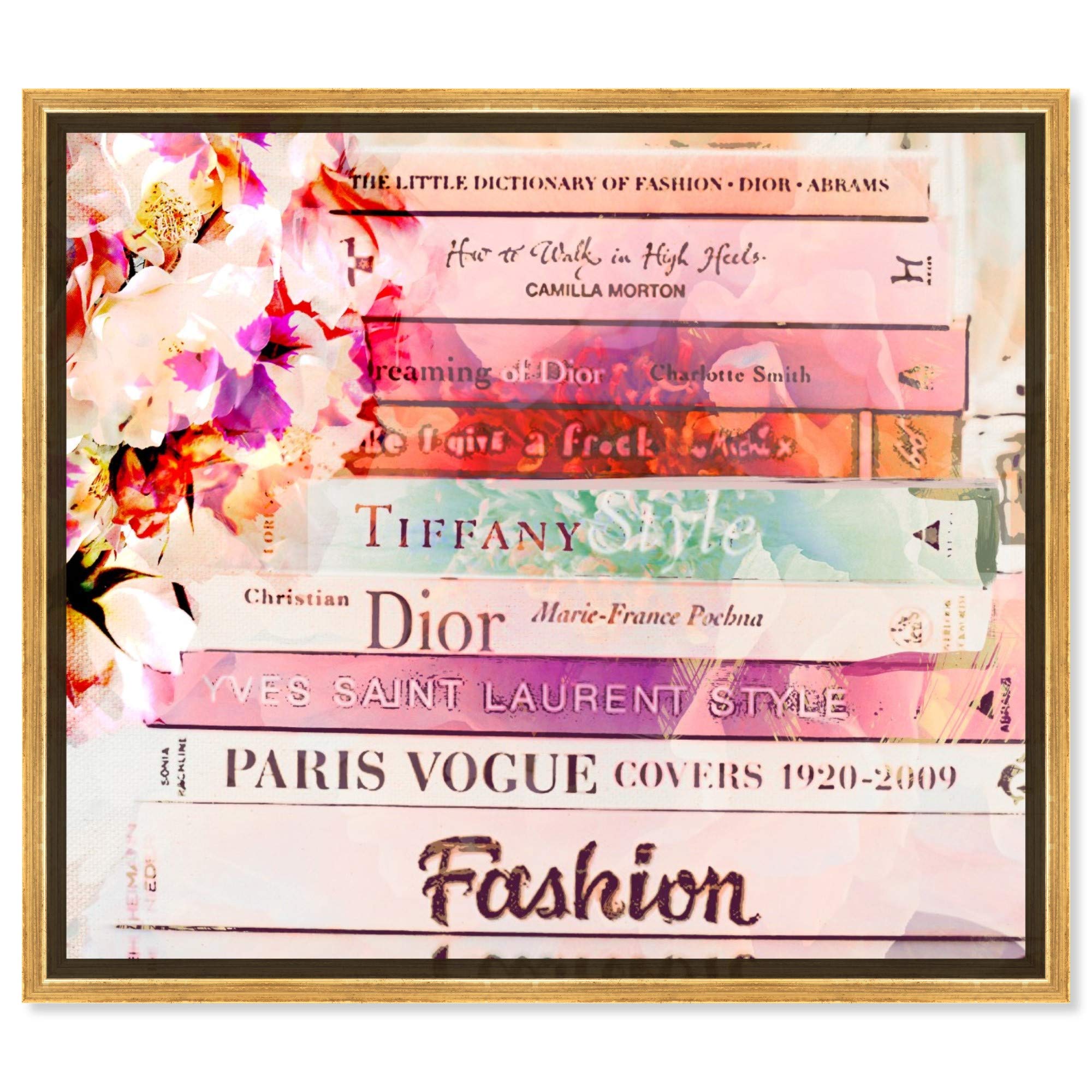 Romantica Spring Pink Framed Wall Art Canvas Print - 45x36 Inch Fashion & Glam Home Décor by Oliver Gal Artist Co. - Perfect for Living Room, Bedroom & Office Decor