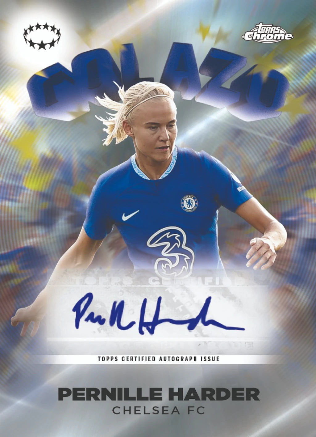 2023 Topps Chrome UEFA Women's Champions League Hobby Box - Collectible Soccer Trading Cards for Fans & Investors - Perfect for Card Collecting, Gifts & Fantasy Sports