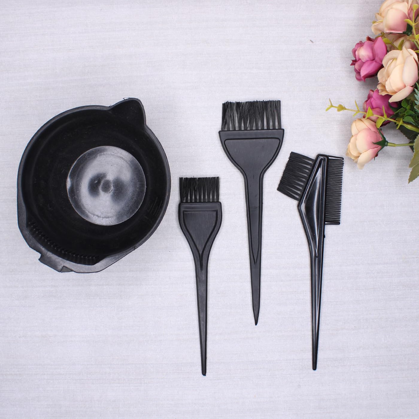 AASA Professional Hair Dye Mixing Bowl and Brush Set - 30g Capacity, 4-Piece Hair Coloring Kit for Salon & Home Use - Perfect for DIY Hair Coloring, Highlights, and Root Touch-Ups