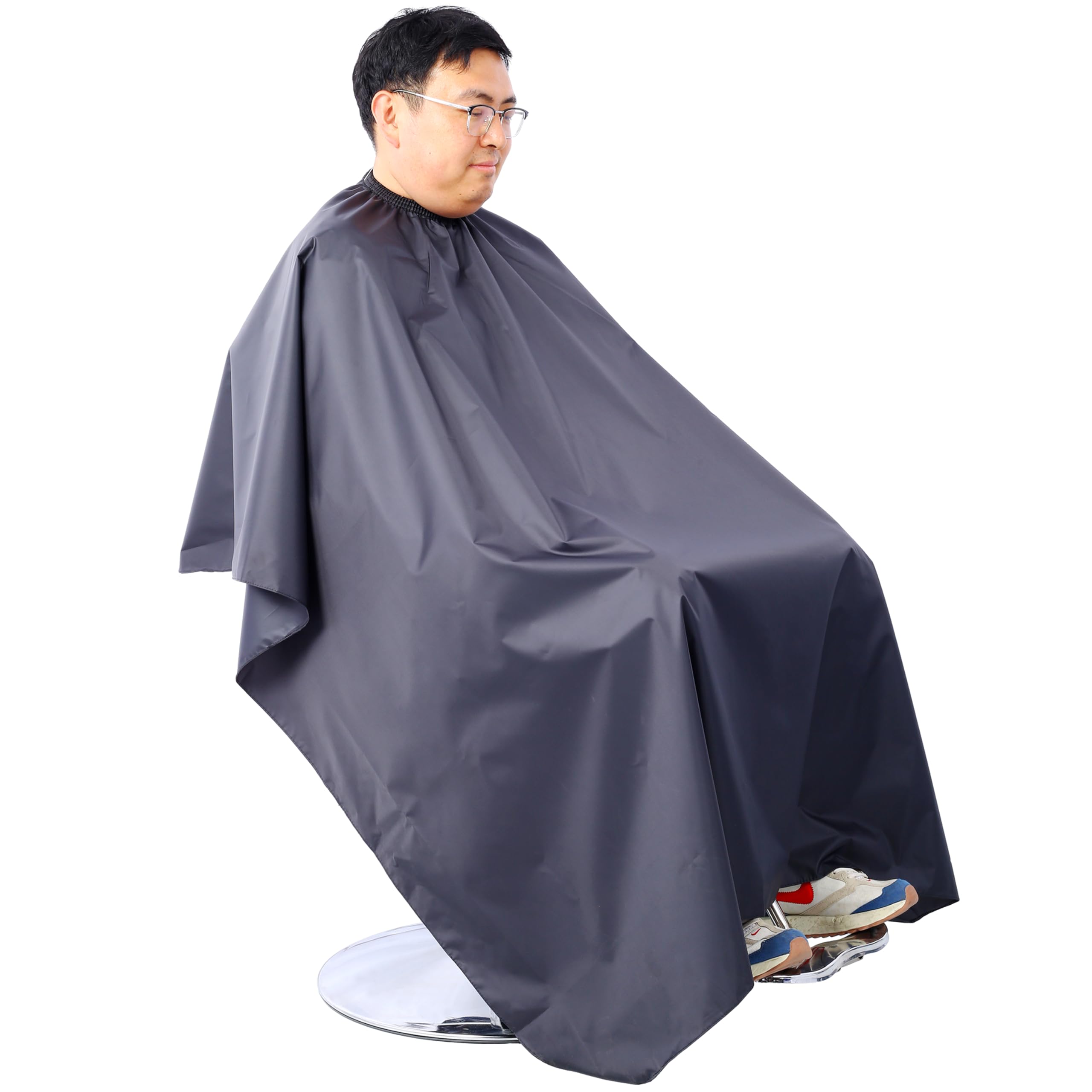 **Professional Hydraulic Barber Chair - Heavy Duty Salon Chair with Adjustable Reclining & Swivel for Hair Styling, Spa & Beauty Salon - Brown (Ideal for Barbershops, Salons & Home Use)**