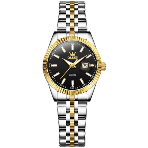 03-Black Dial/Two Tone Bracelet
