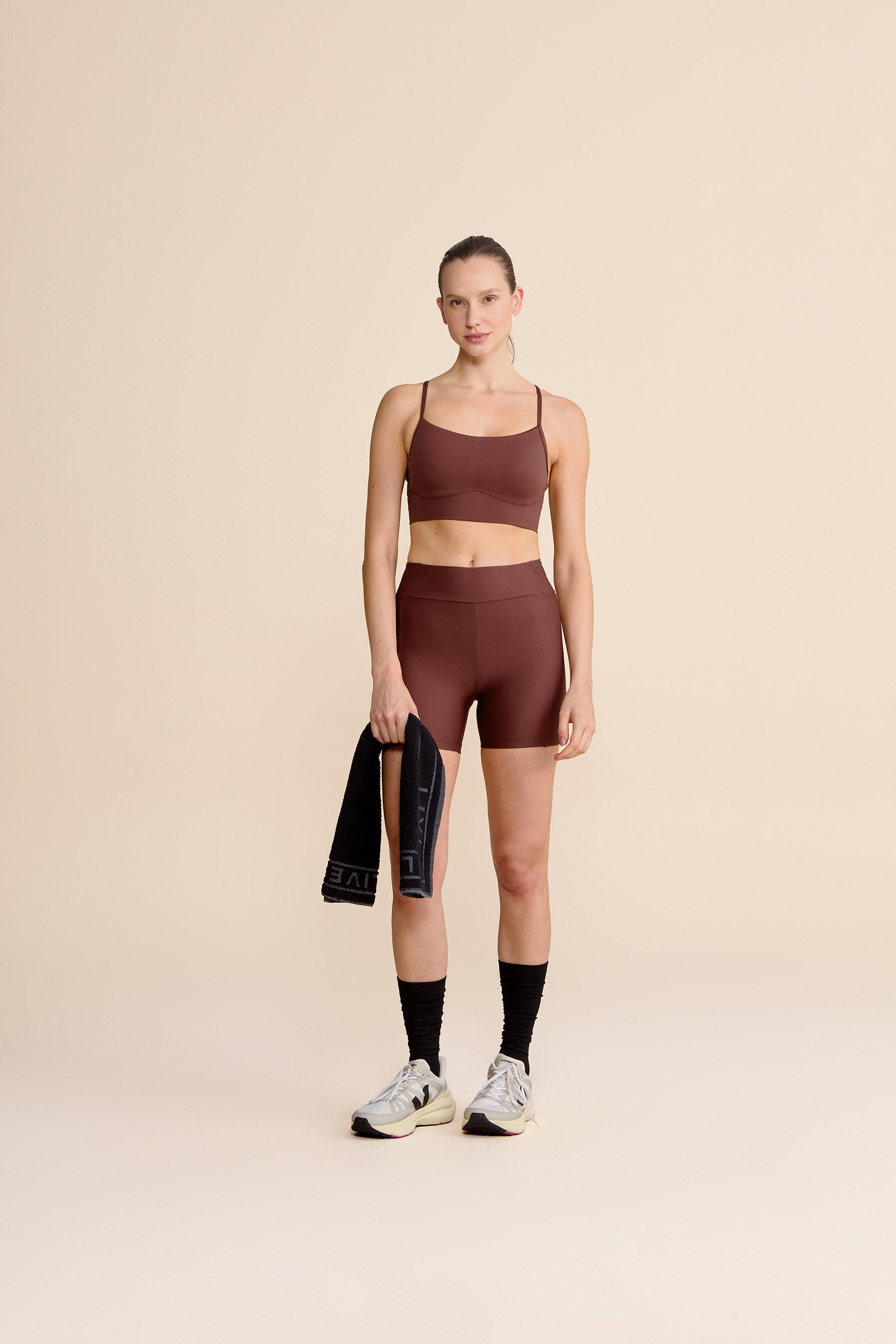 Premium Stripe Mystery Softness Sports Bra for Women - High Support Workout Top for Running, Yoga & Gym - Breathable & Comfortable Activewear
